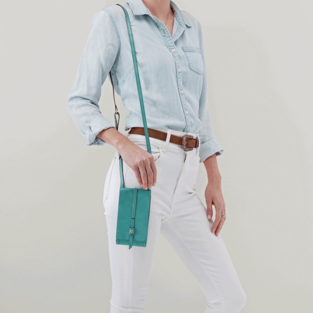 Time & Tru greenish blue crossbody purse NEW!!